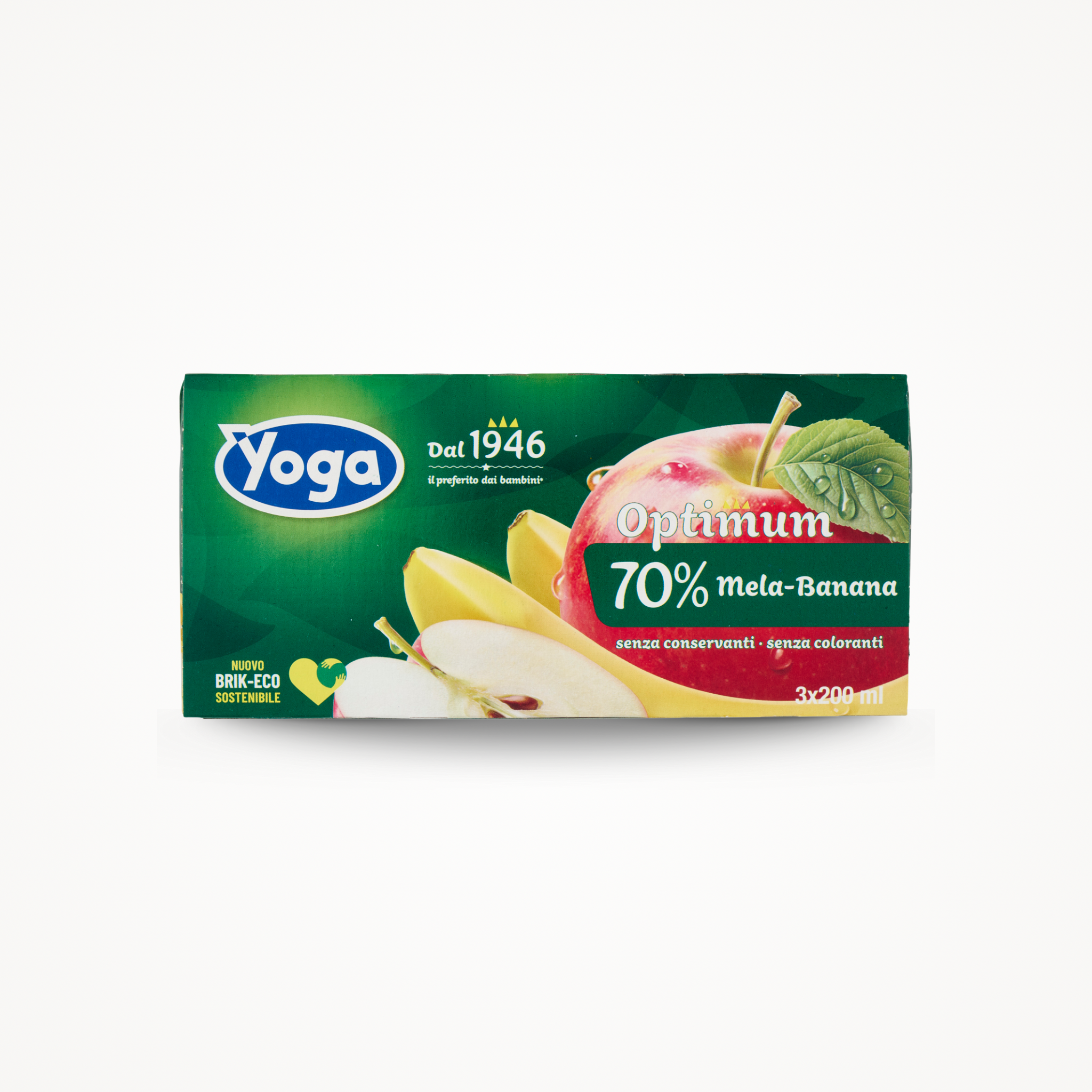 YOGA banane et pomme 200ML X3