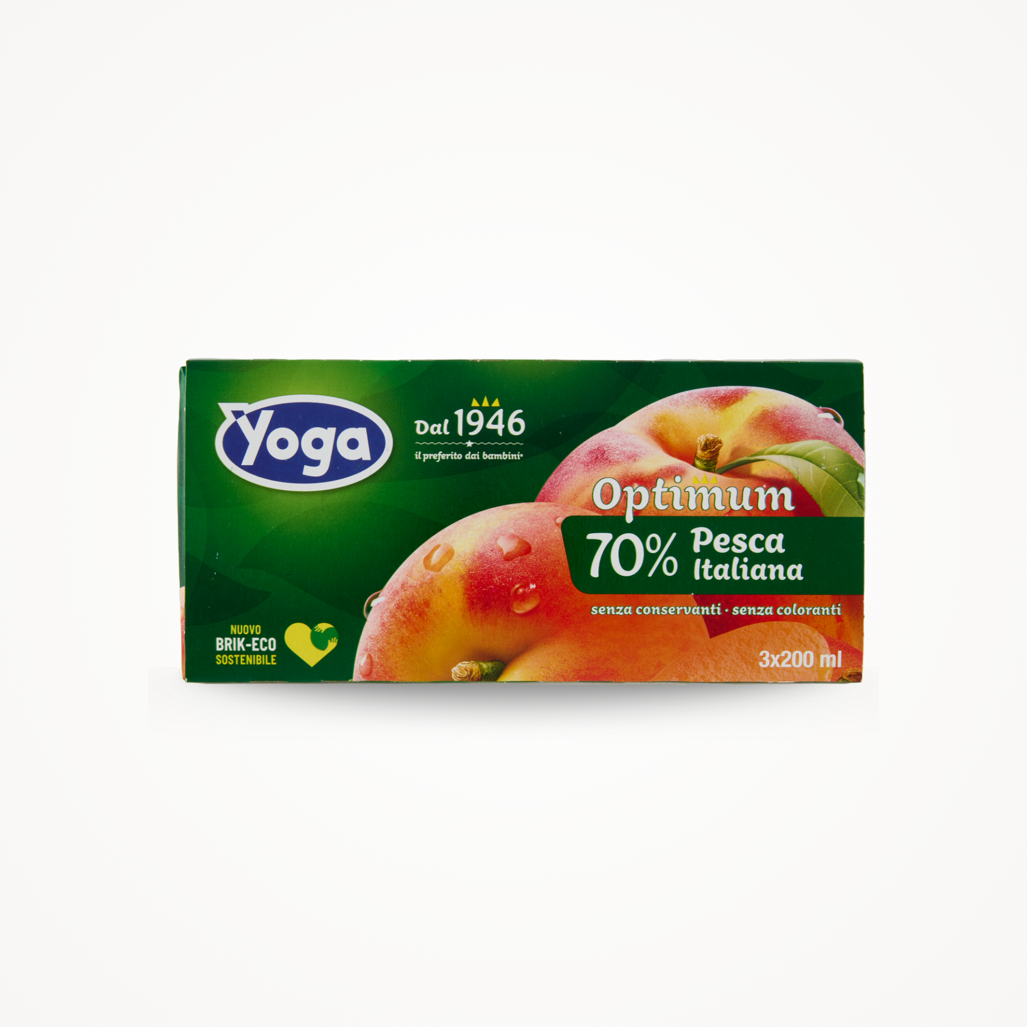 YOGA PÊCHE 200ML X3