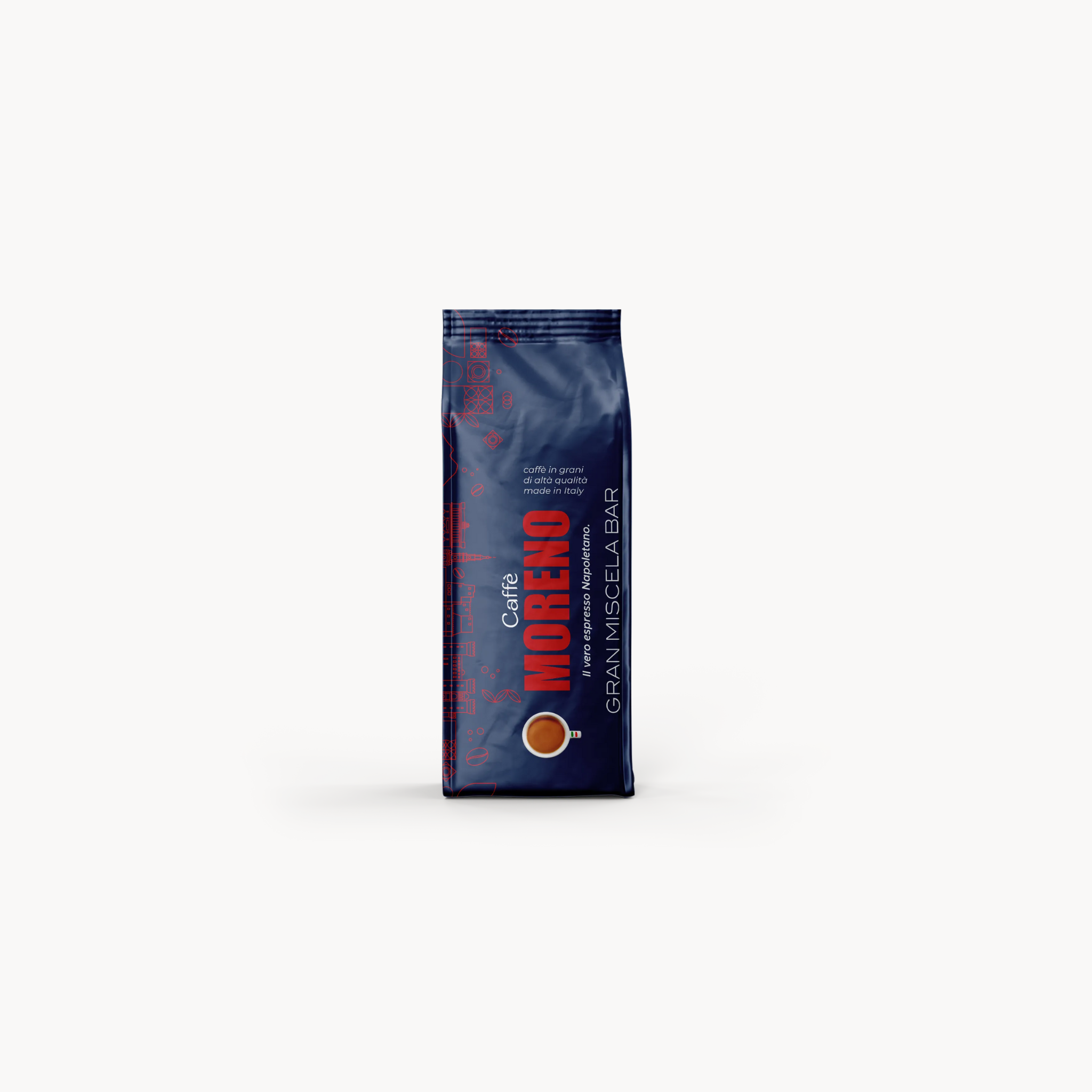 Moreno Café gran miscela bar En grains 1kg