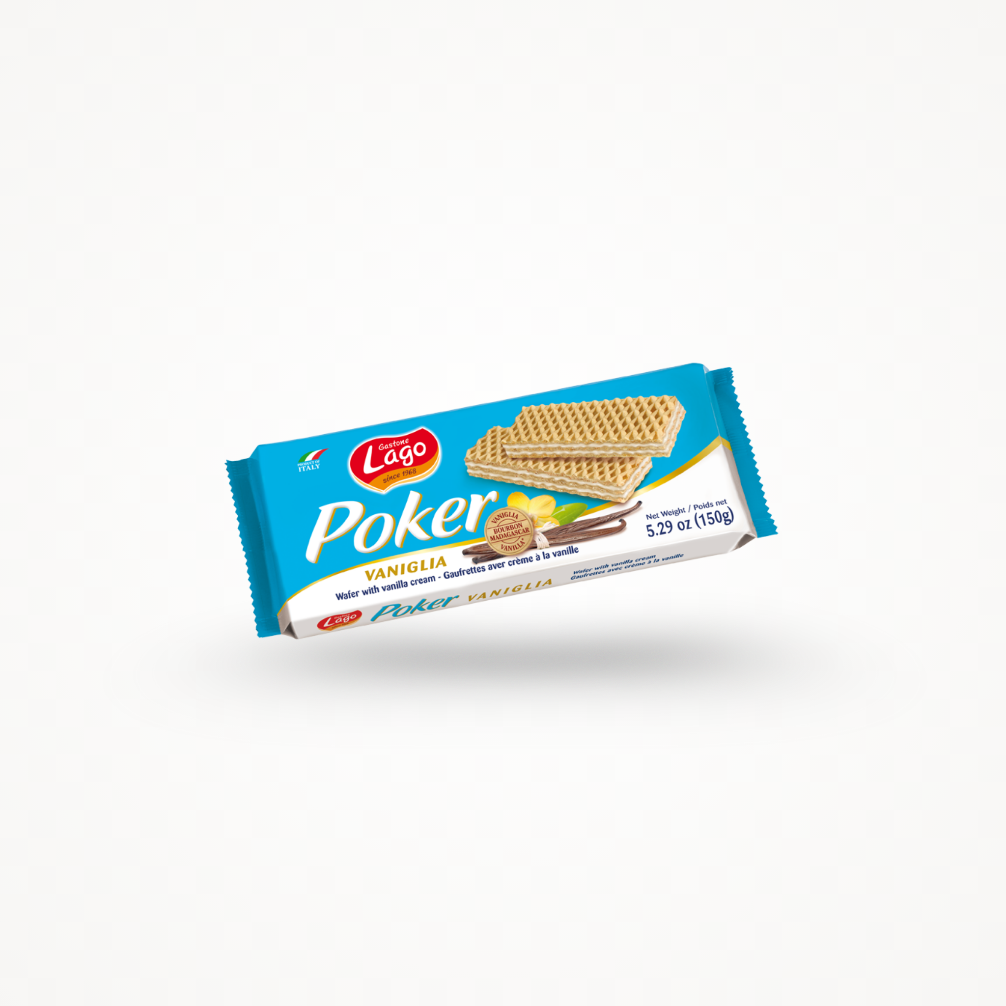 Poker gaufrettes vanille 150g